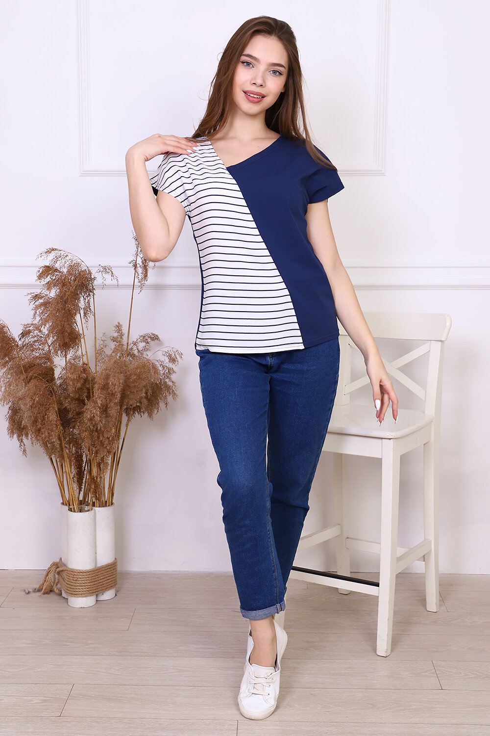 ст. цена612руб.! 612612Натали Футболка 24865синий