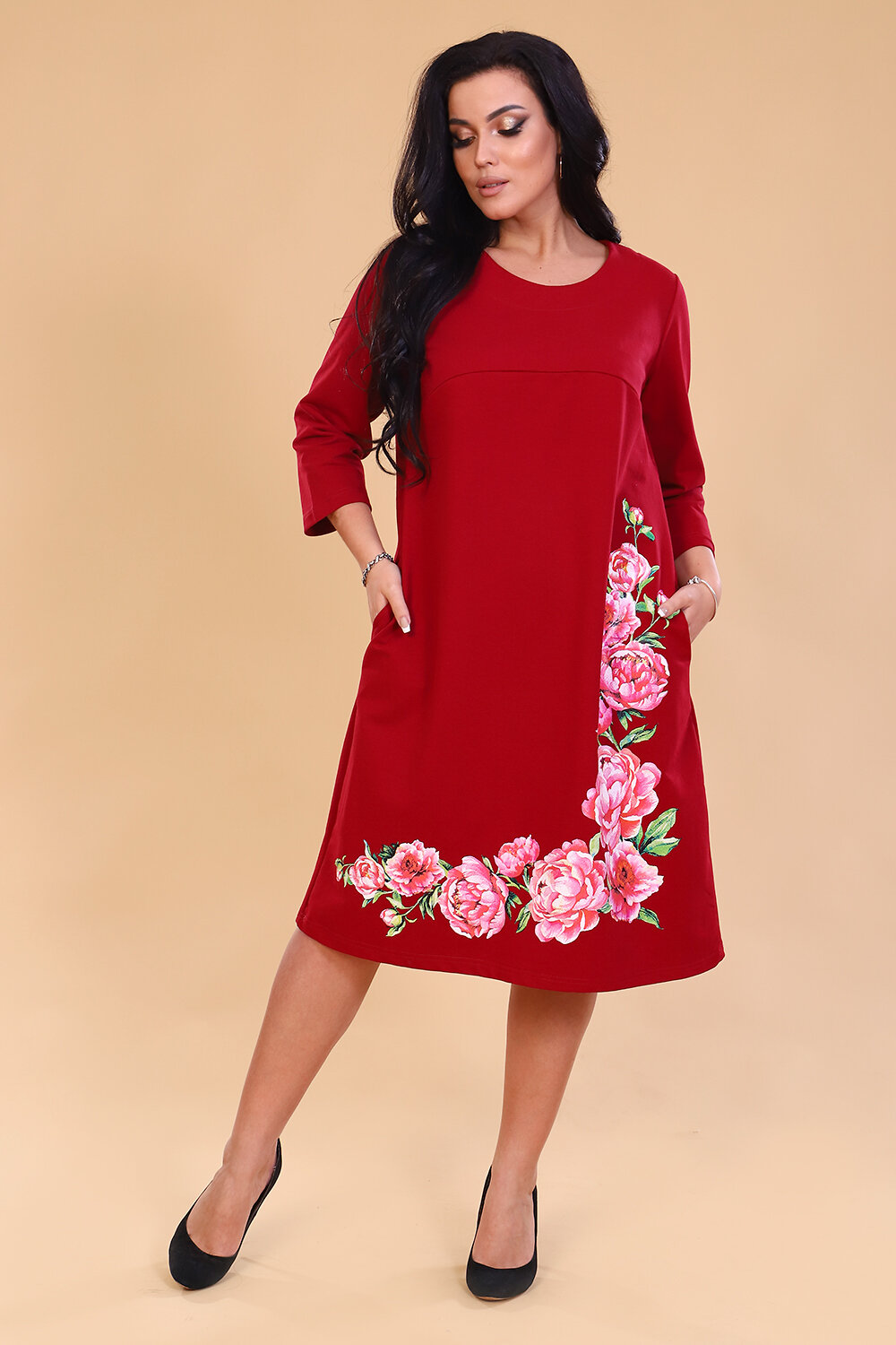 ст. цена1254руб.! 12541254Натали Туника 6242бордовый