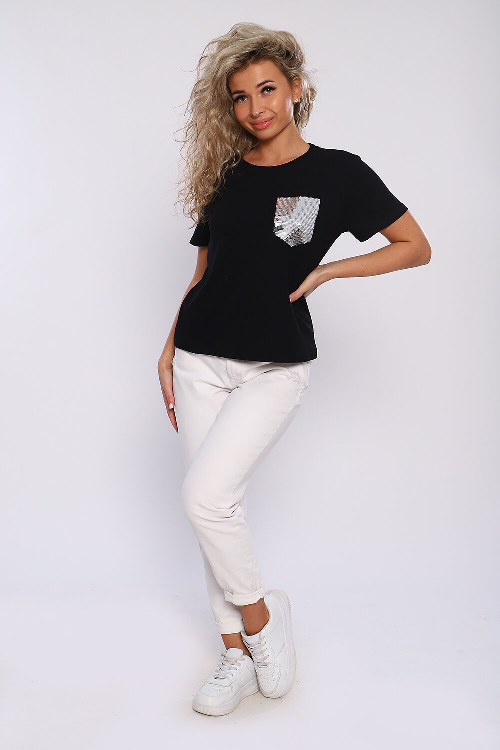 ст. цена684руб.! 684684Натали Футболка 70062черный