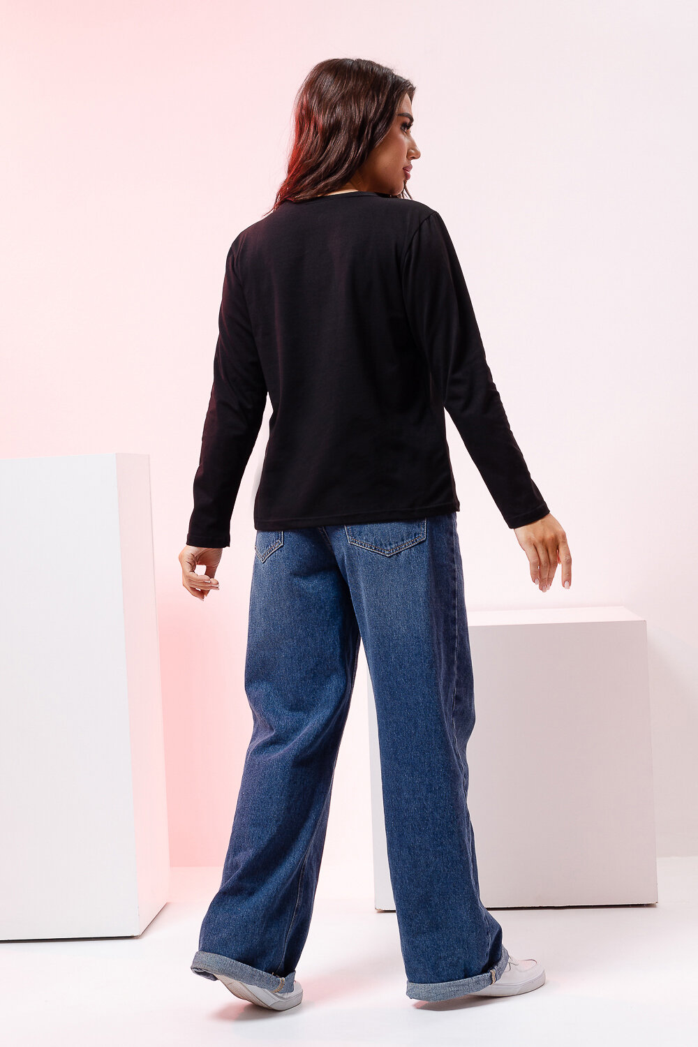 ст. цена1038руб.! 10381038Натали Лонгслив 83709черный