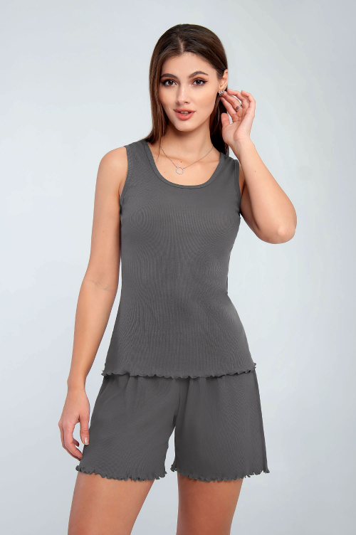 Арт. 9155/2 Пижама с шортами 42-50 (5 шт)