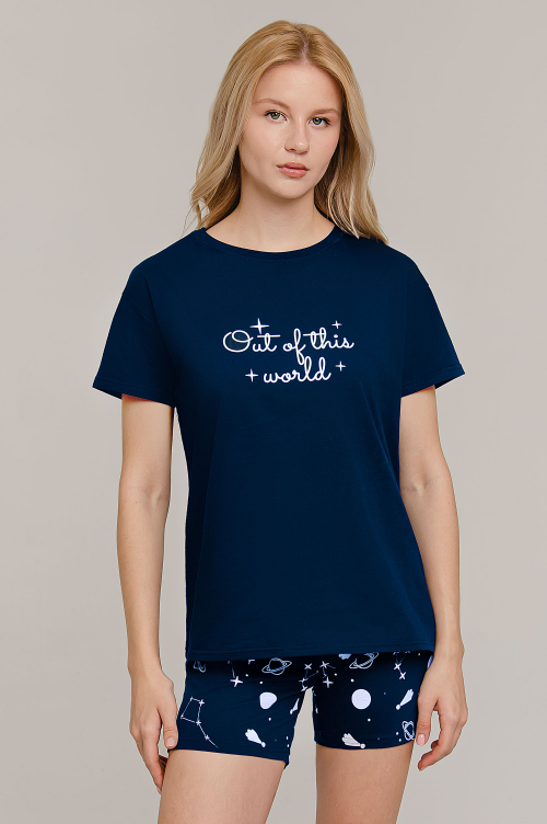 Арт. 9161 Пижама с шортами 42-50 (5 шт)