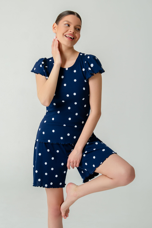 Арт.9176/1 Пижама с шортами 42-48 (4 шт)