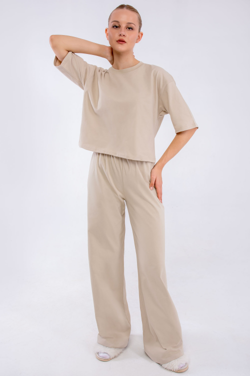 Арт. 10804/8 Домашний костюм с брюками 44-52 (5 шт)