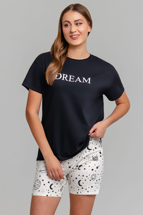 Арт. 9147 Пижама с шортами 42-50 (5 шт)