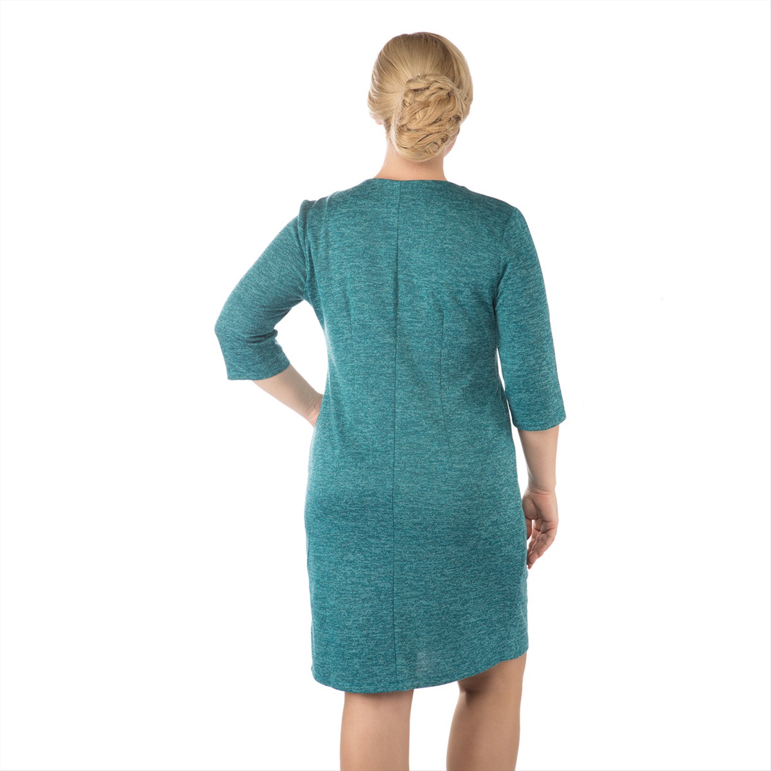 ст. цена2200руб.! Платье, трикотаж, бирюзовый