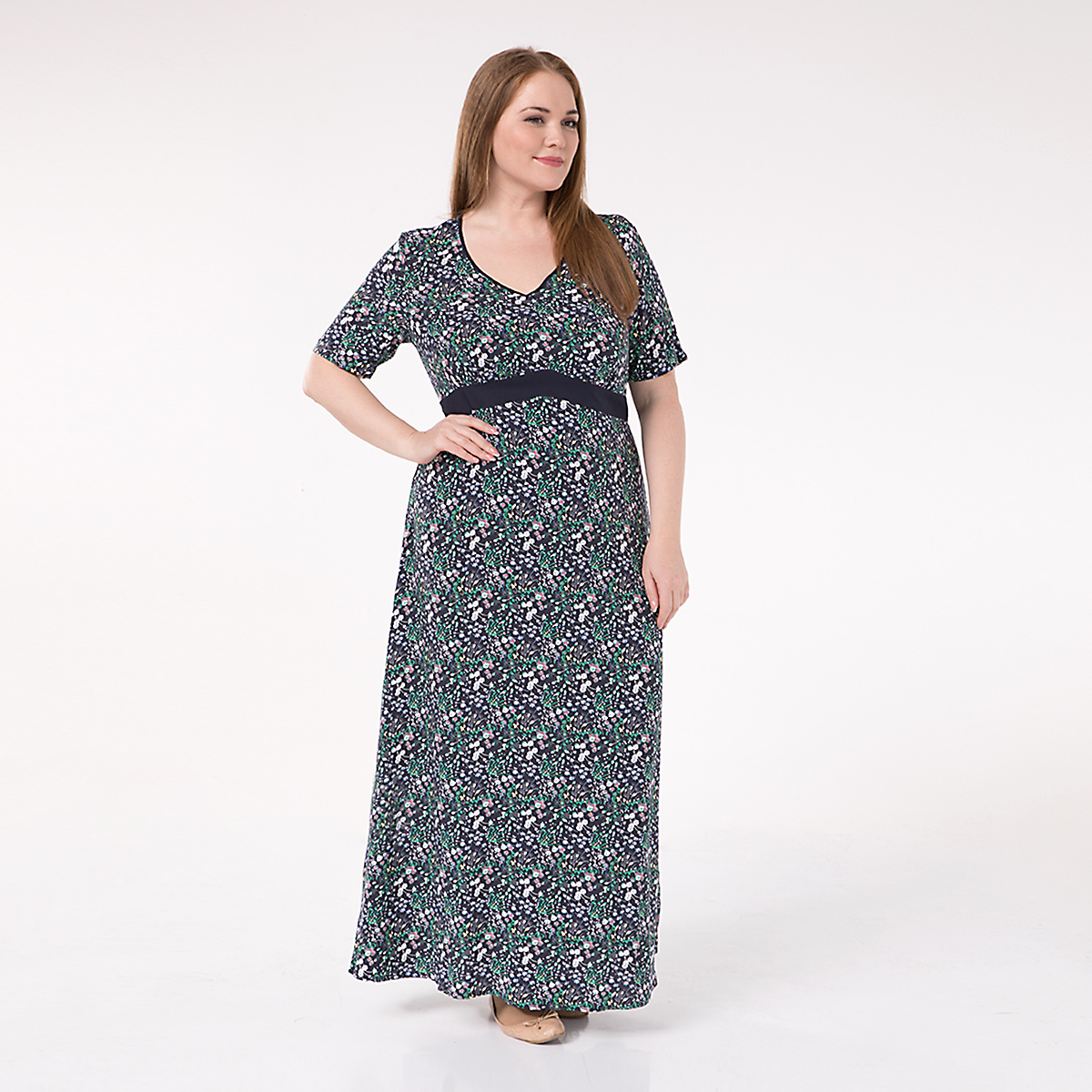 ст. цена1500руб.! Платье, трикотаж, темно-синий