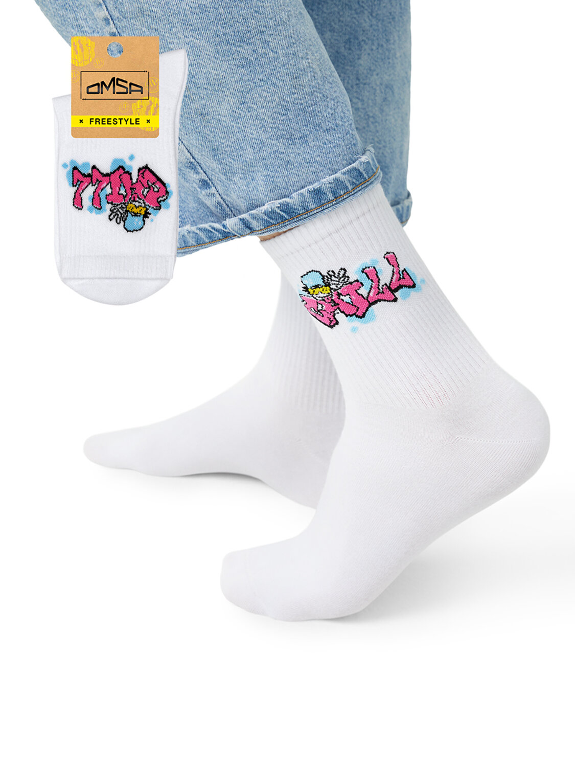 ст. цена90руб.! Omsa Носки OMSA FREESTYLE 613