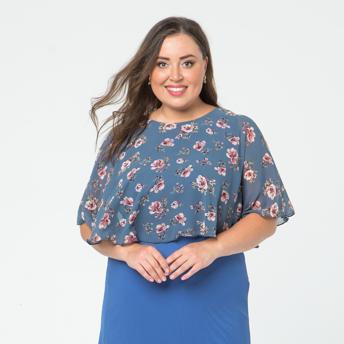 ст. цена1000руб.! Платье, трикотаж, синий