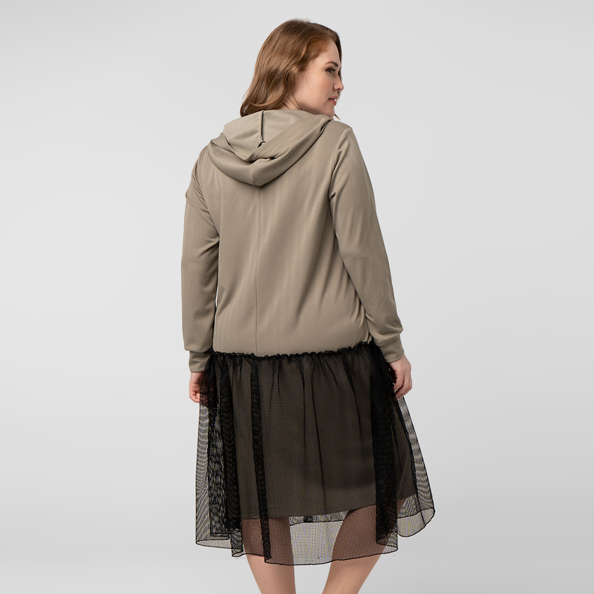 ст. цена1500руб.! Платье, трикотаж, оливковый