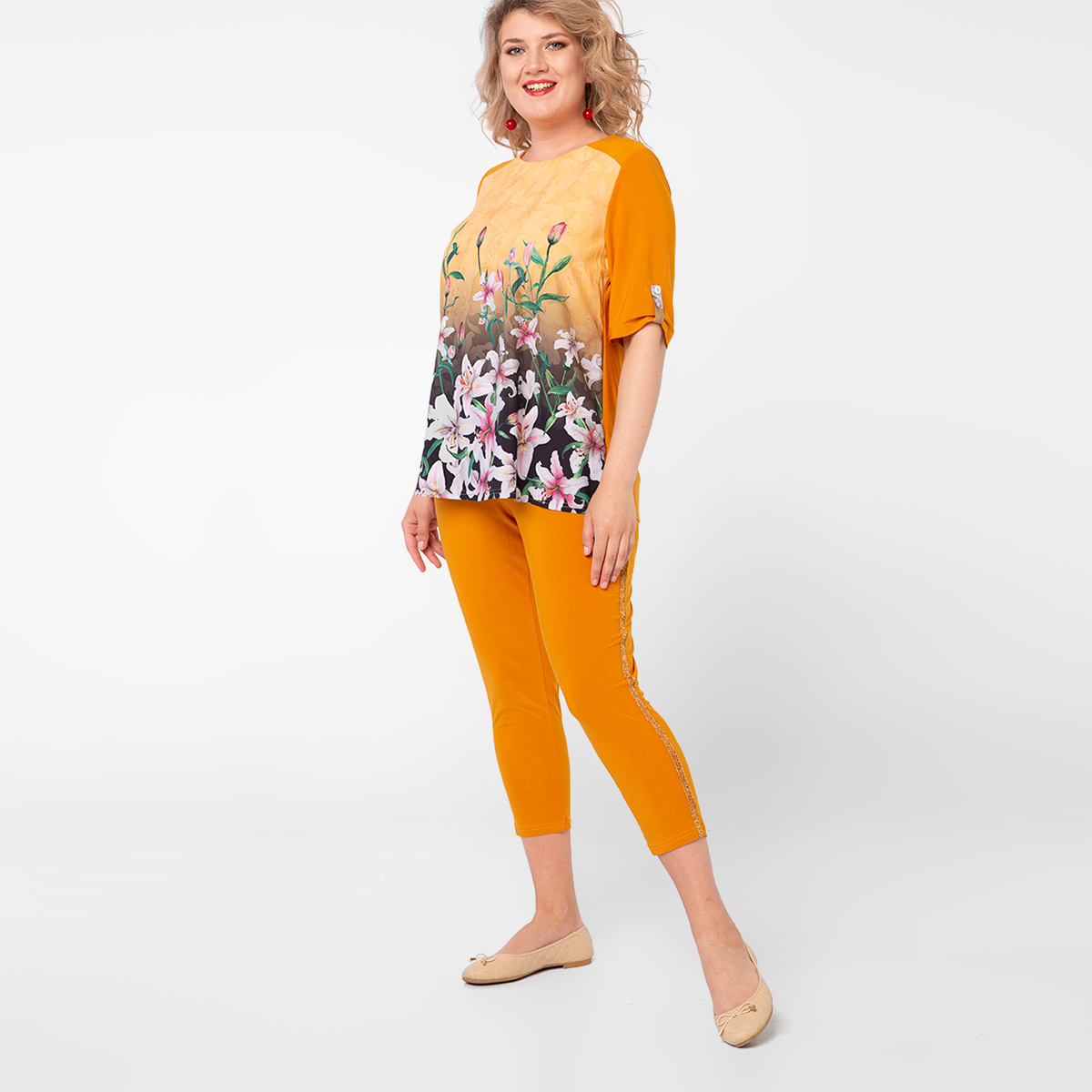 ст. цена1400руб.! Костюм, трикотаж, бриджи, кофта, желтый