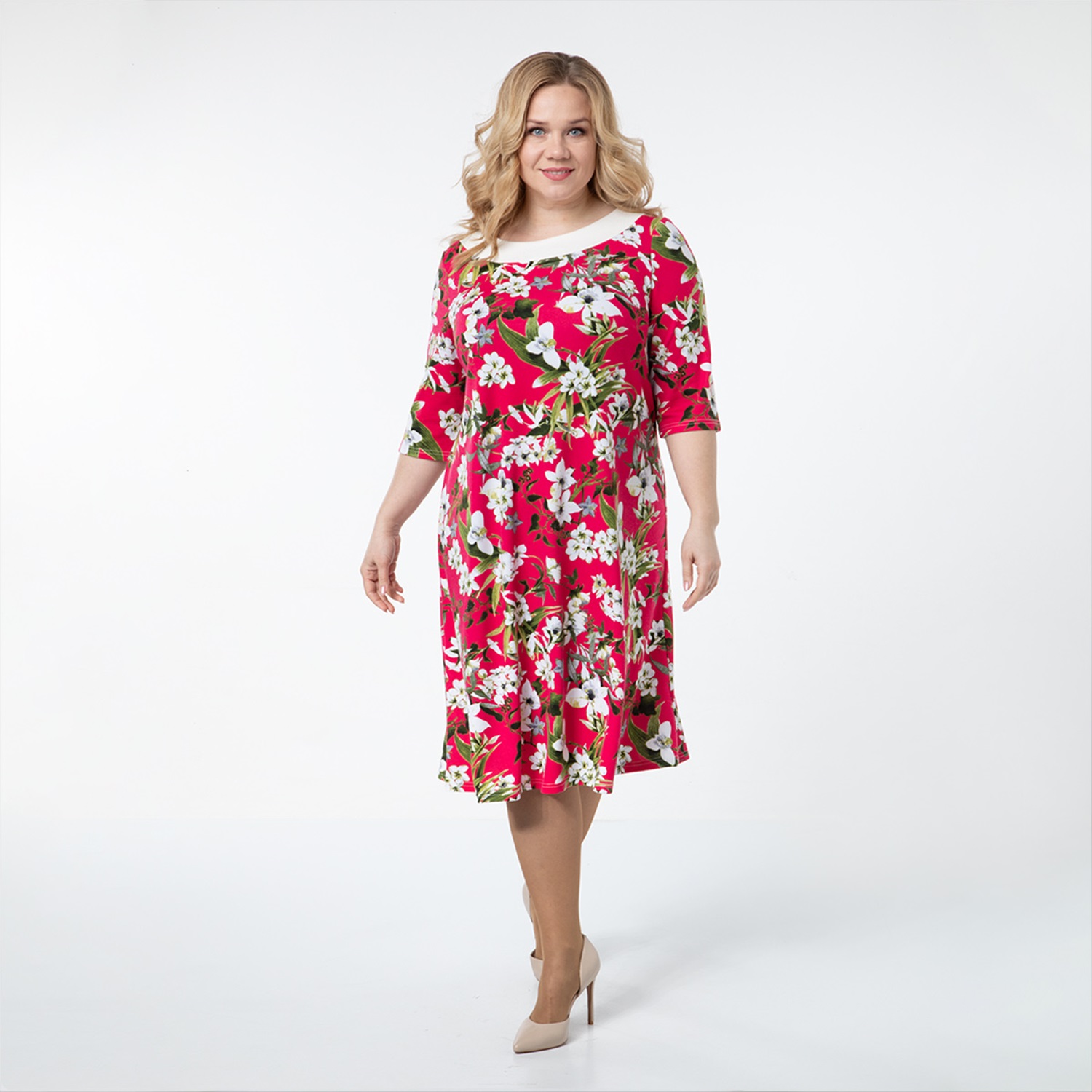 ст. цена1900руб.! Платье, трикотаж, фуксия