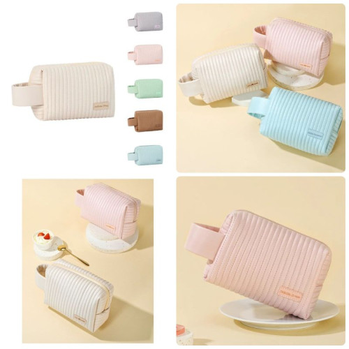 Женская кожаная косметичка COS-10 GREEN