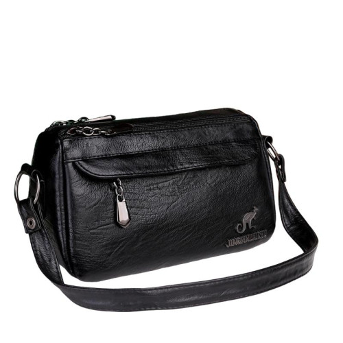 ст. цена780руб.! Женская кожаная сумка 731-1 BLACK