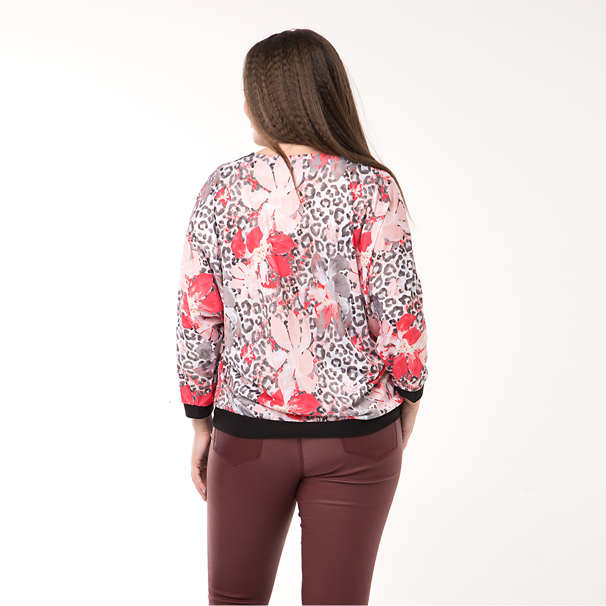 ст. цена1000руб.! Блуза, трикотаж, красный