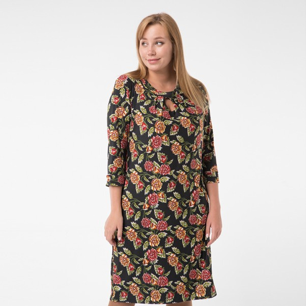 ст. цена2200руб.! Платье, трикотаж, черный