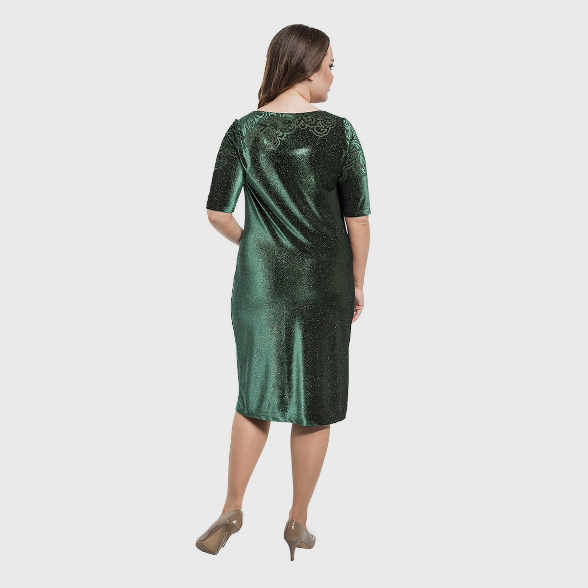 ст. цена2200руб.! Платье, трикотаж, изумрудный