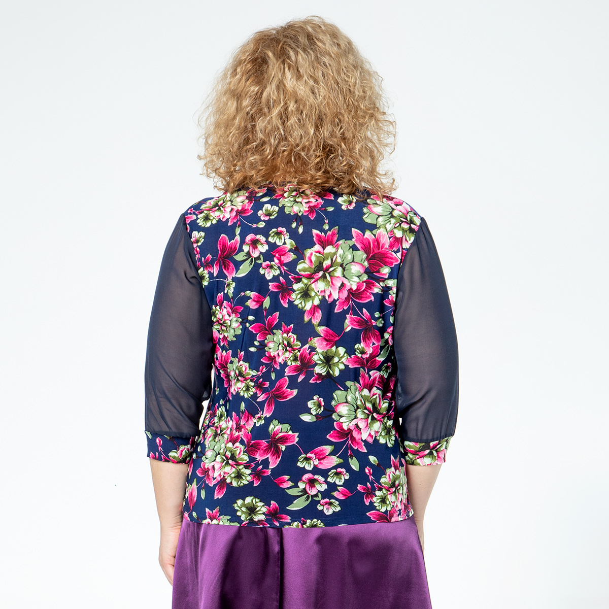 ст. цена1000руб.! Блуза, трикотаж, малиновый