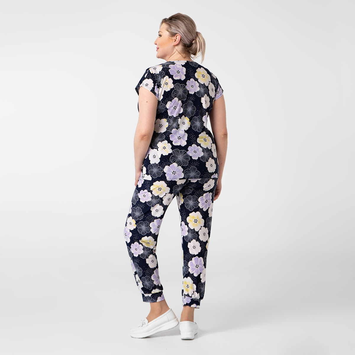 ст. цена1500руб.! Костюм, трикотаж, кофта, брюки, сиреневый