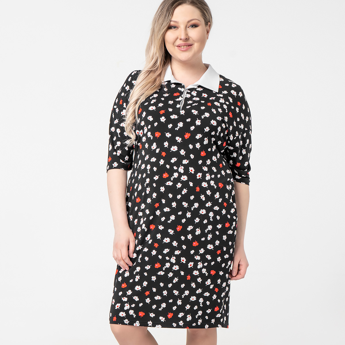 ст. цена1400руб.! Платье, трикотаж, черный