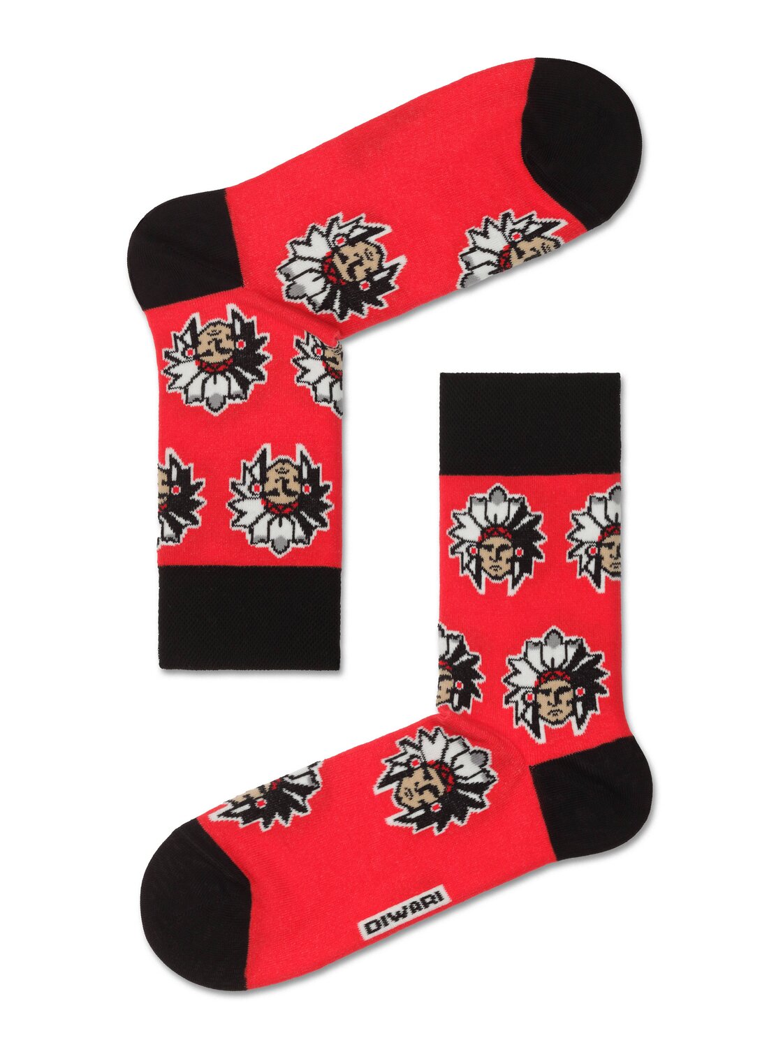 ст. цена171руб.! DiWaRi Носки HAPPY с рисунком «Индейцы»