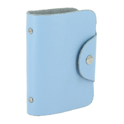 Визитница из натуральной кожи V-1 L BLUE
