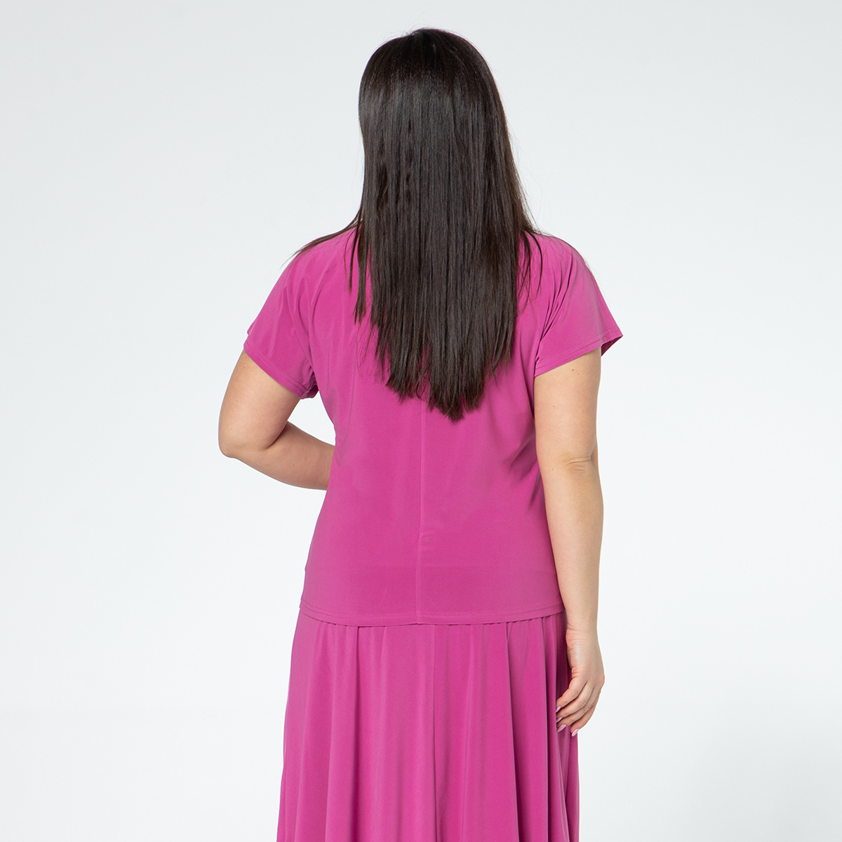 ст. цена1800руб.! Костюм, трикотаж, юбка, туника, лавандовый