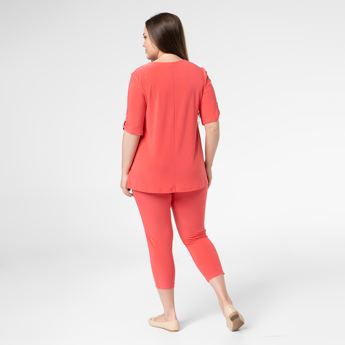 ст. цена1400руб.! Костюм, трикотаж, бриджи, кофта, малиновый