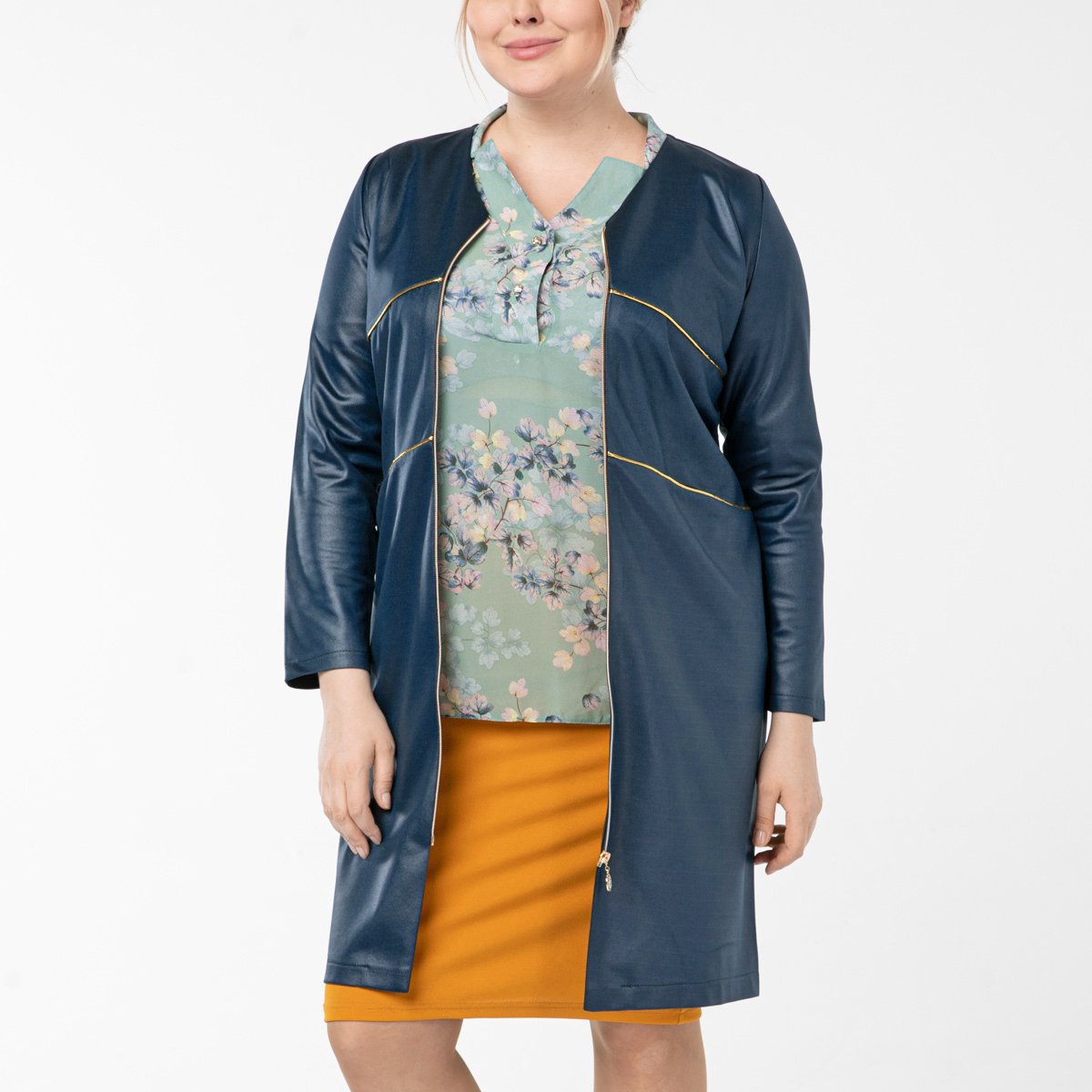 ст. цена2400руб.! Платье, на молнии, текстиль, синий