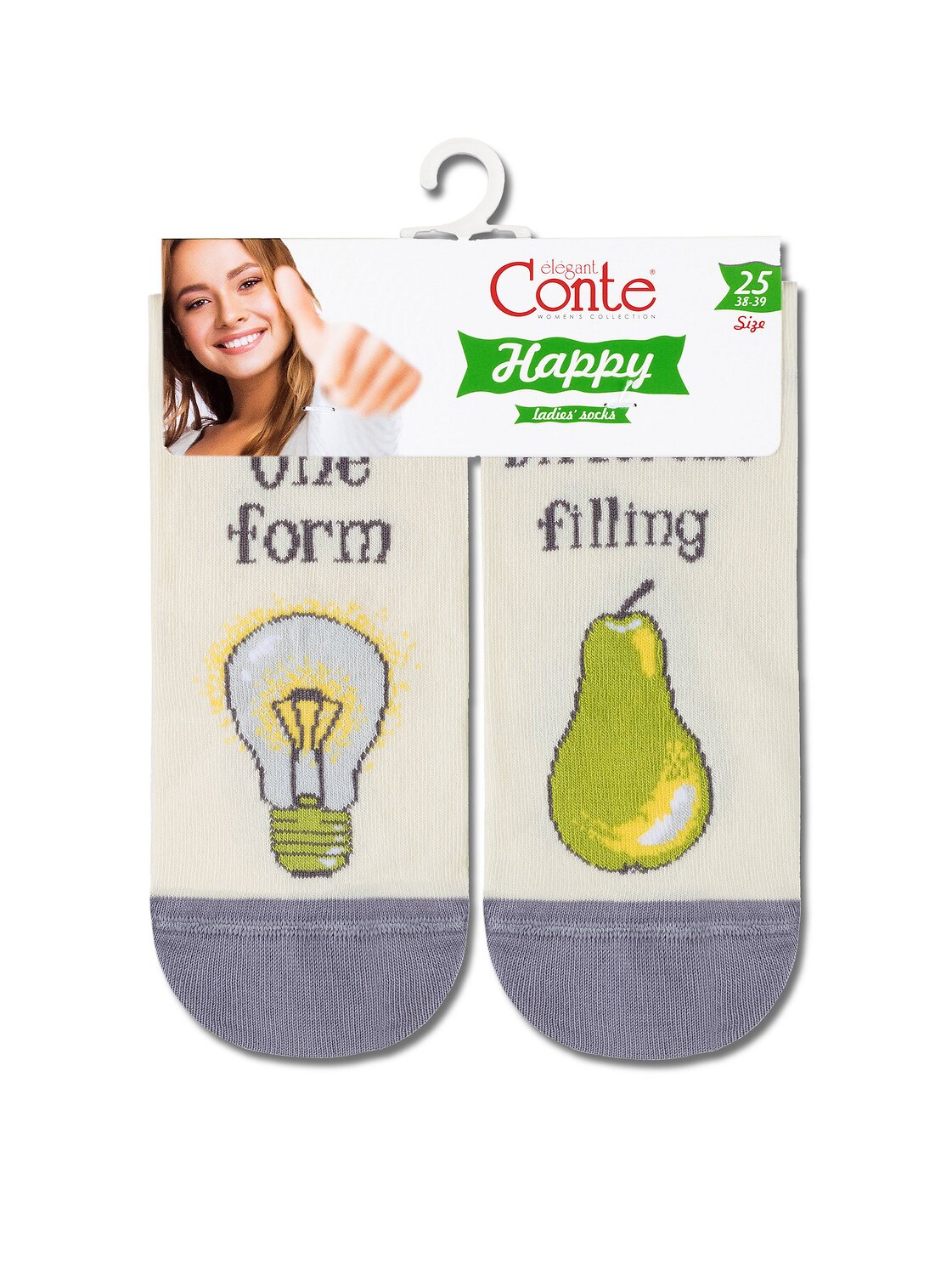 ст. цена152руб.! Conte elegant Носки HAPPY