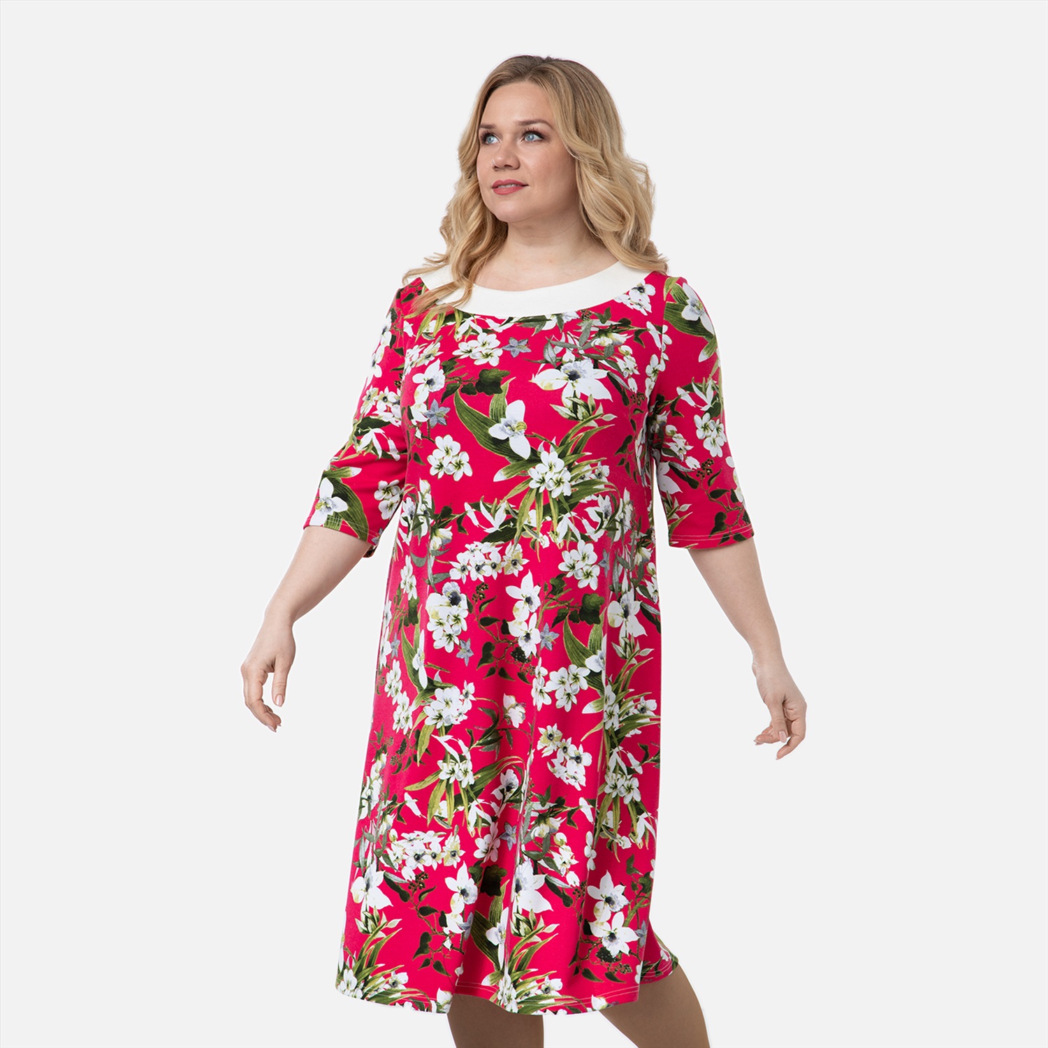 ст. цена1900руб.! Платье, трикотаж, фуксия