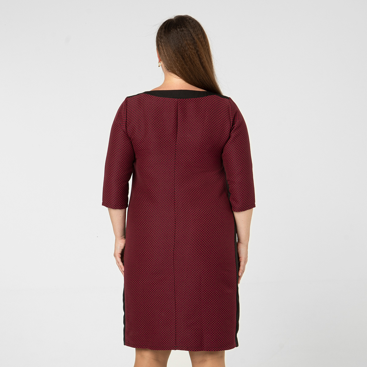 ст. цена1400руб.! Платье, текстиль, бордовый