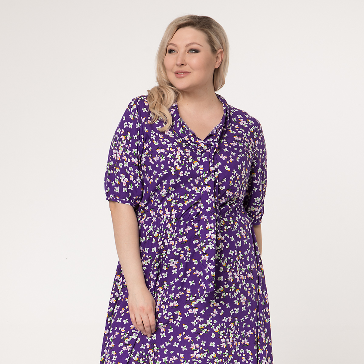 ст. цена1400руб.! Платье, трикотаж, фиолетовый