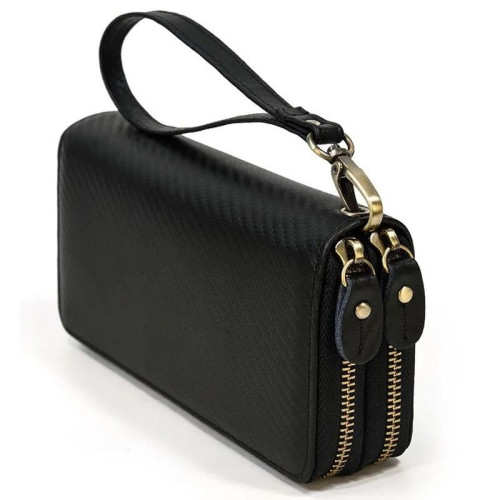 ст. цена1595руб.! Мужской кожаный кошелек CB-15 BLACK