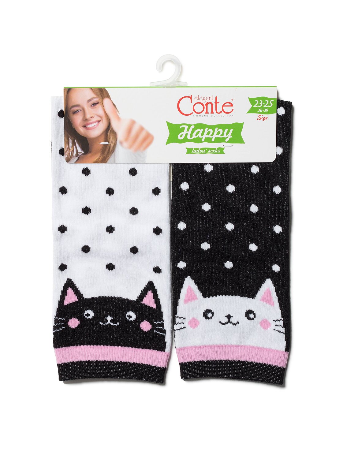 ст. цена152руб.! Conte elegant Носки HAPPY c рисунками