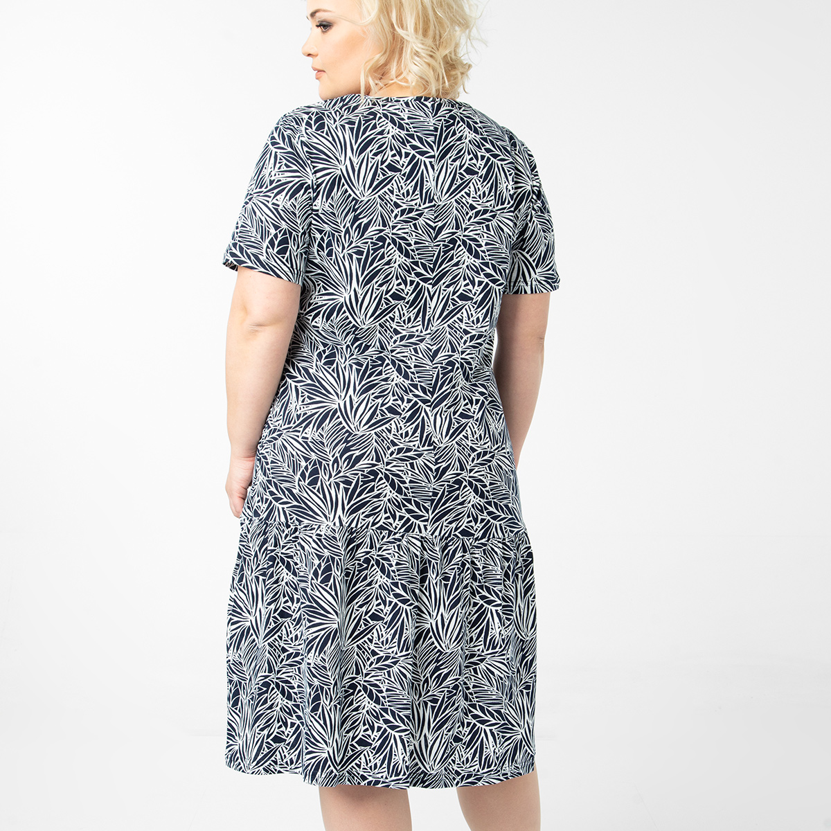 ст. цена1400руб.! Платье, трикотаж, синий