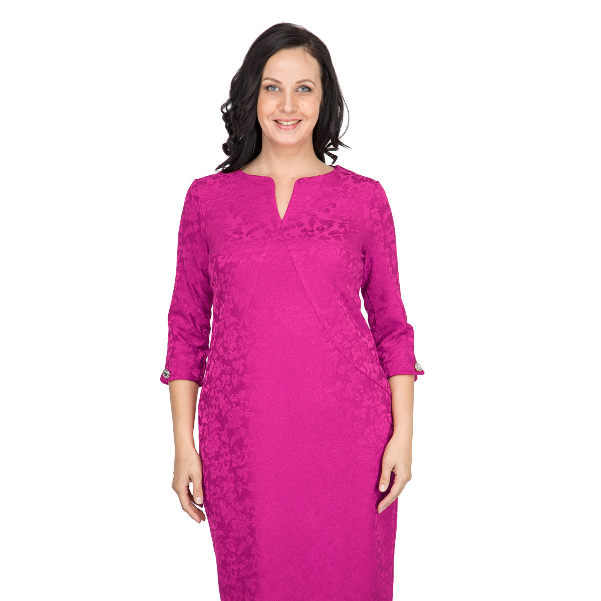 ст. цена2800руб.! Платье, трикотаж, фуксия