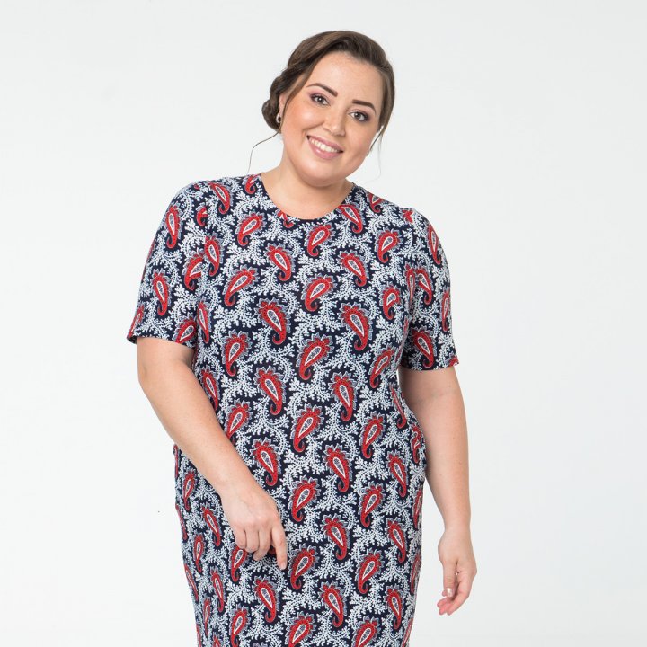 ст. цена2200руб.! Платье, трикотаж, красный