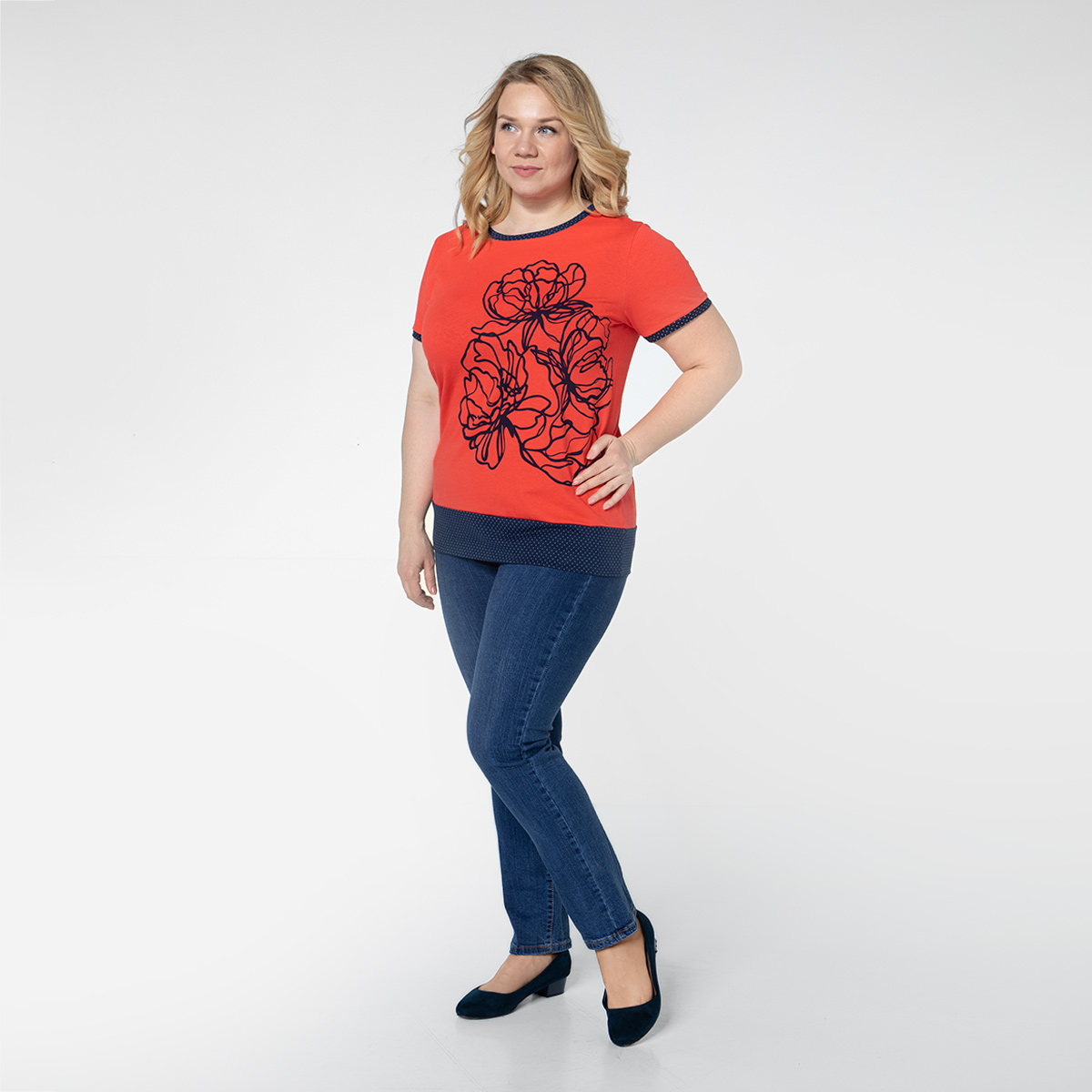 ст. цена1000руб.! Джемпер, трикотаж, красный