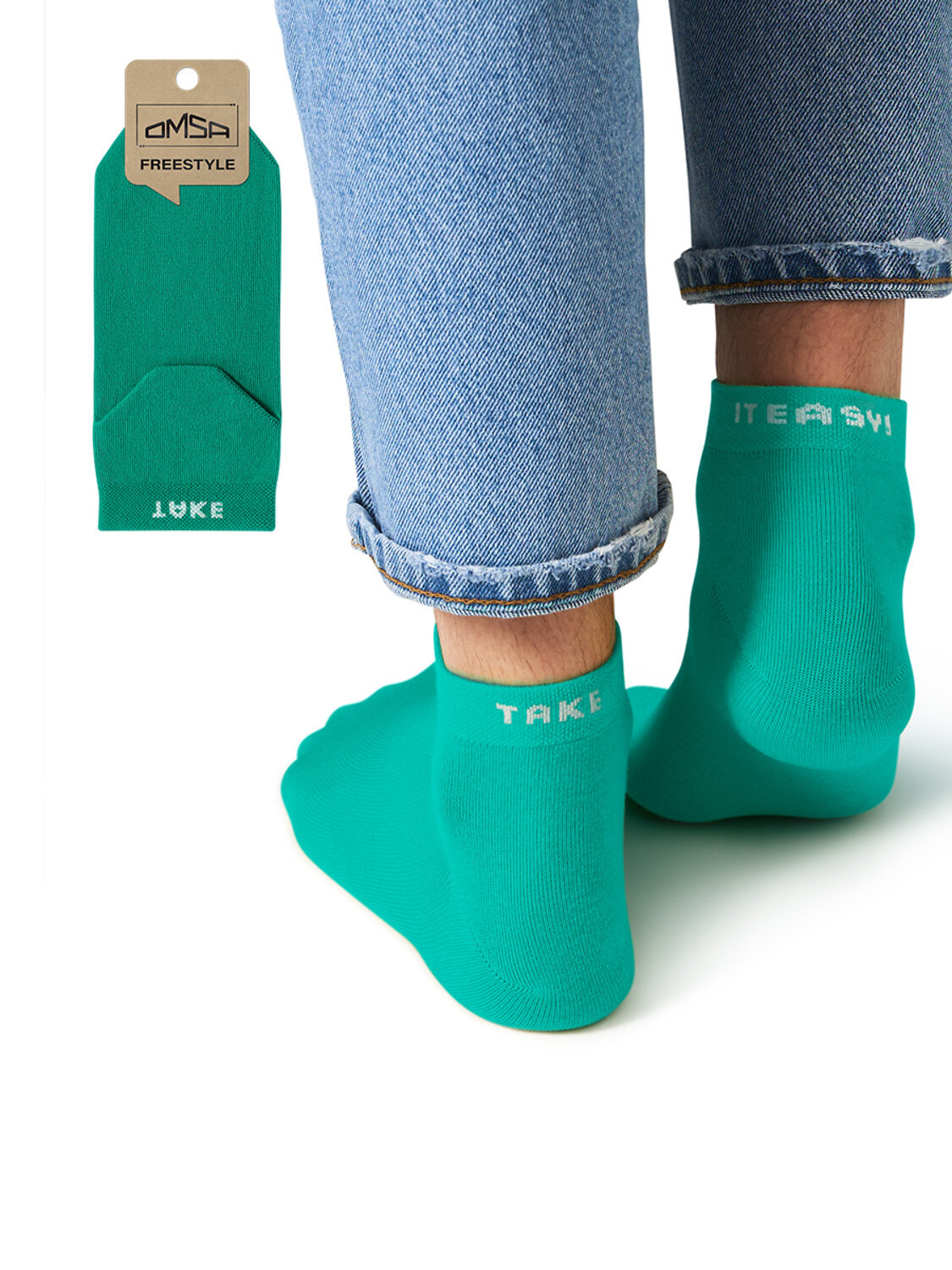 ст. цена90руб.! Omsa Носки OMSA FREESTYLE 605