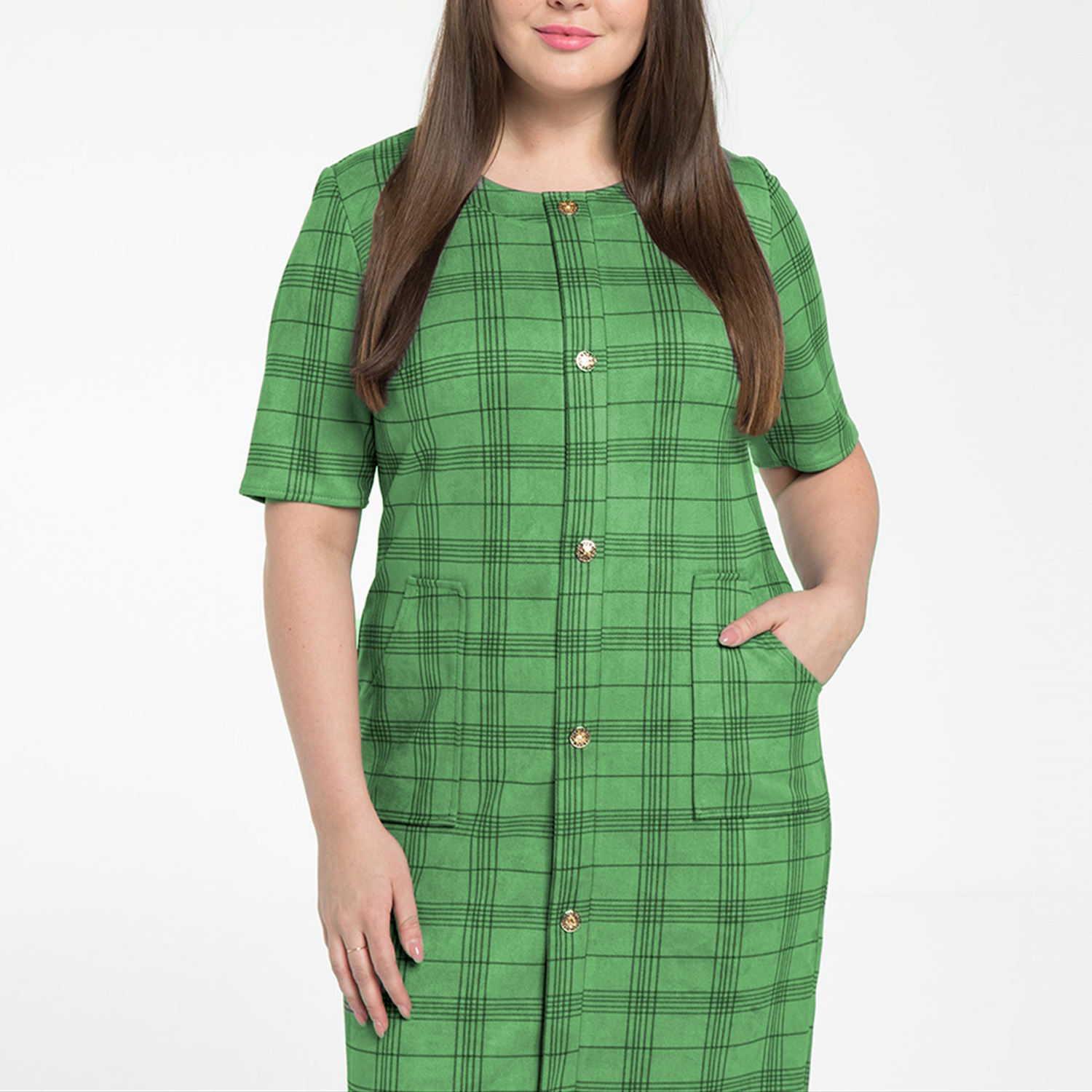 ст. цена1900руб.! Платье, трикотаж, зеленый