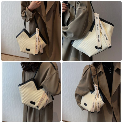 Женская кожаная сумка 3221-1 WHITE BLACK