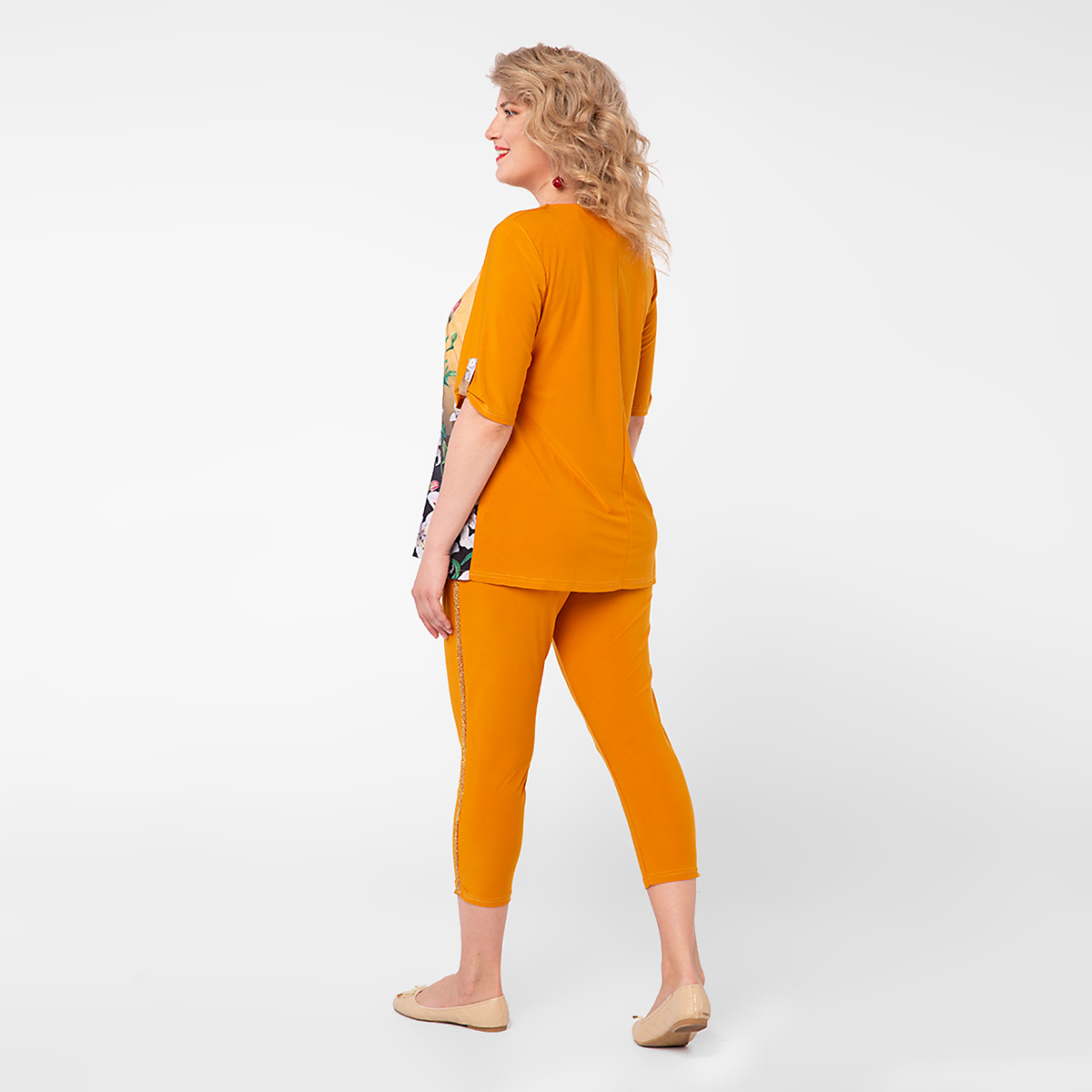 ст. цена1400руб.! Костюм, трикотаж, бриджи, кофта, желтый