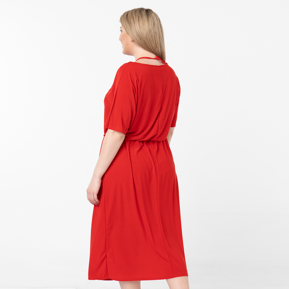 ст. цена1400руб.! Платье, текстиль, красный