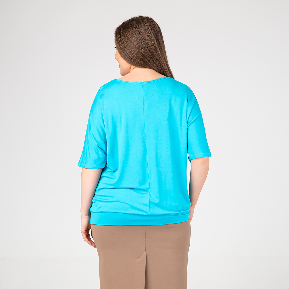 ст. цена1000руб.! Джемпер, трикотаж, голубой