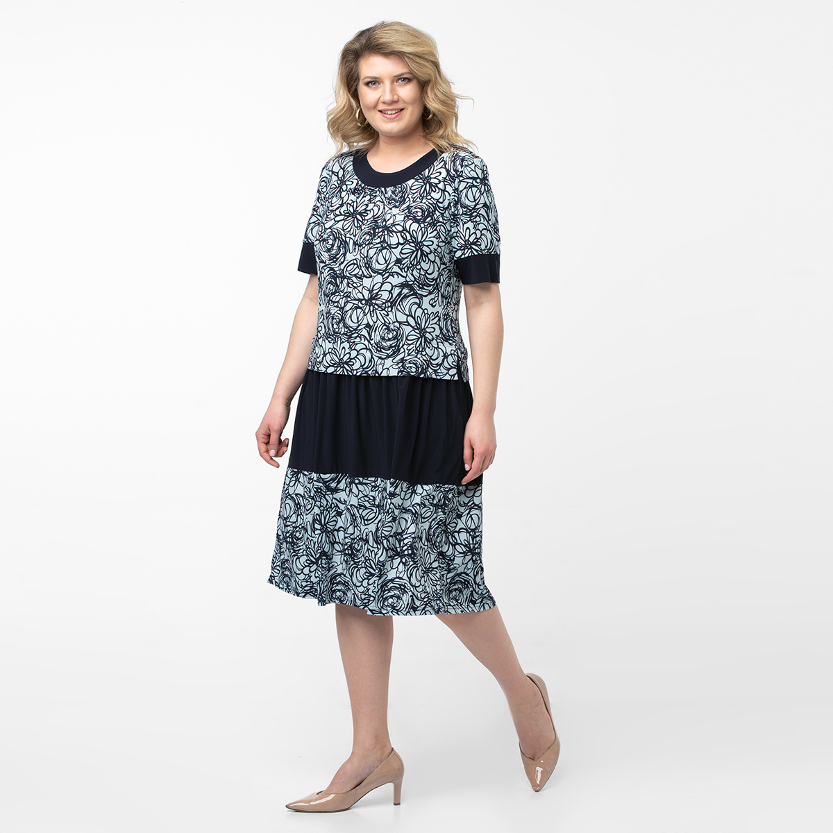 ст. цена1500руб.! Платье, трикотаж, салатовый