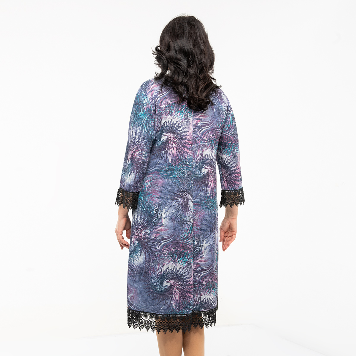 ст. цена1000руб.! Платье, трикотаж, синий