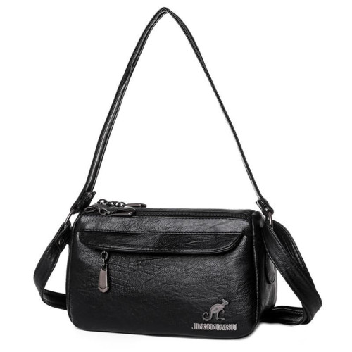 ст. цена780руб.! Женская кожаная сумка 731-1 BLACK