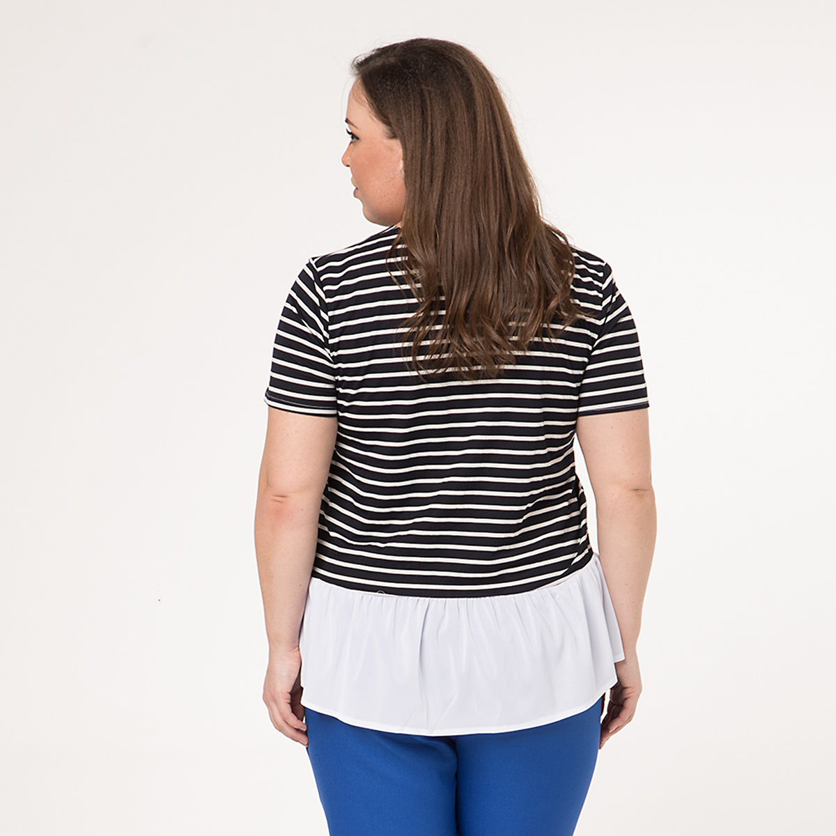 ст. цена1000руб.! Блуза, трикотаж, синий