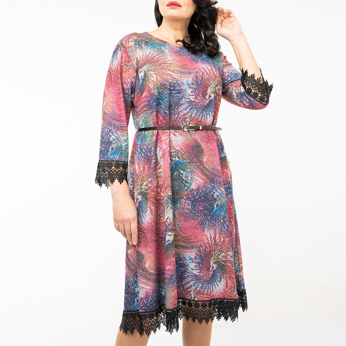 ст. цена1000руб.! Платье, трикотаж, розовый